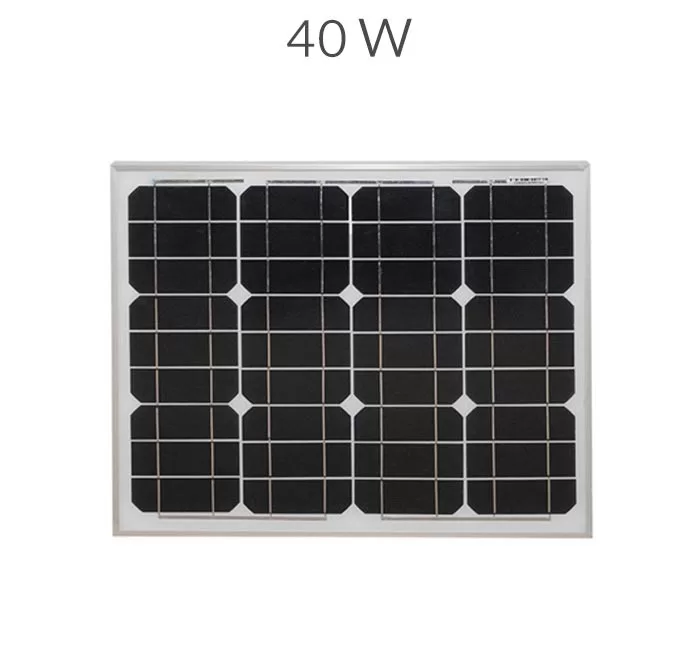 پنل خورشیدی 40 وات مونو کریستال برند ISOLA