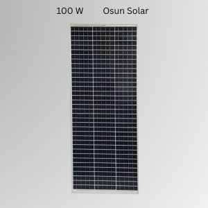 100 watt monocrystalline solar panel