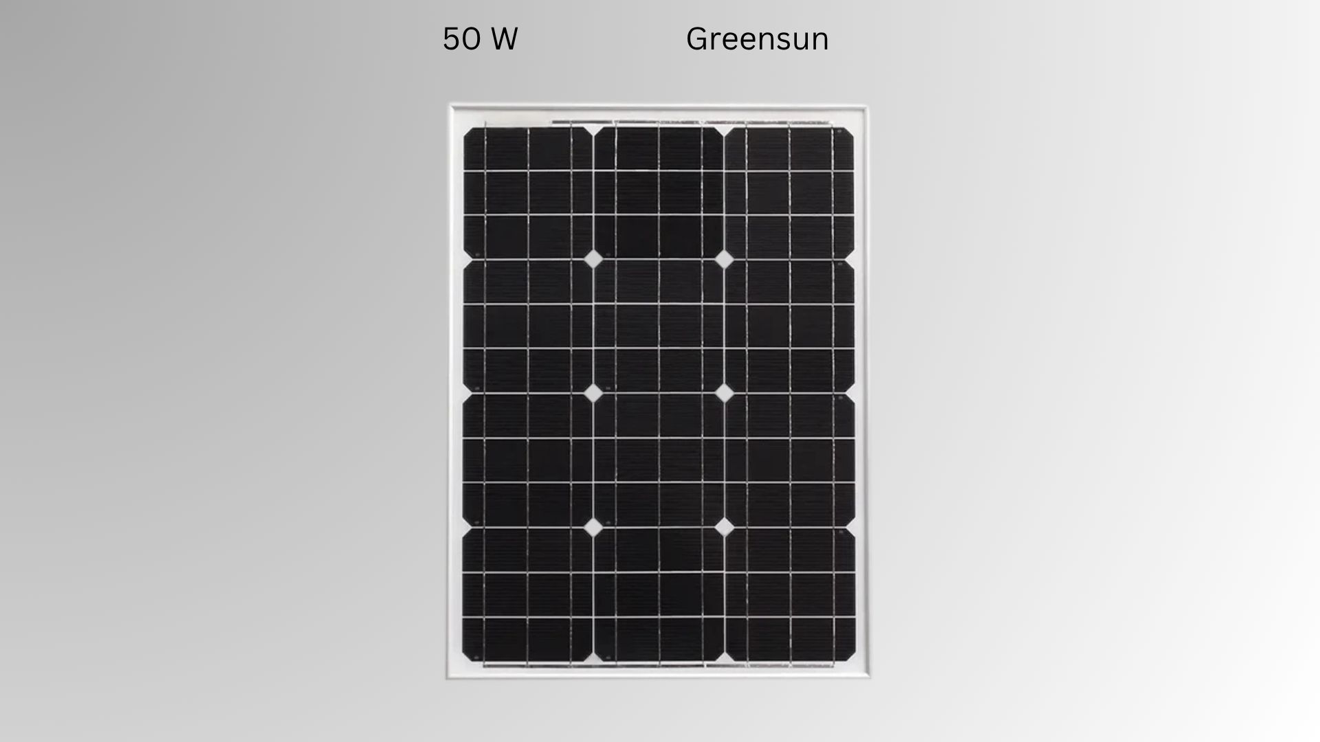 پنل خورشیدی 50 وات برند greensun
