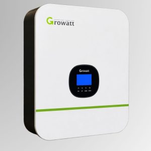 front view of 5 kw growatt sunverter spf hvm