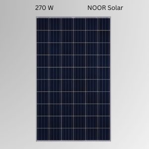 Polycrystalline noor solar 270 watt panel